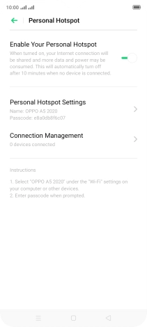 Press the Home key to return to the home screen.