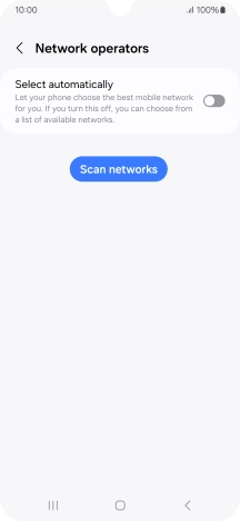 Press the indicator next to 'Select automatically' to turn on the function.