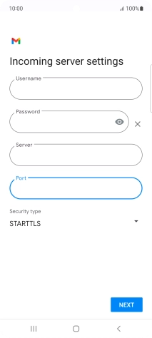 Press the drop down list below 'Security type'.