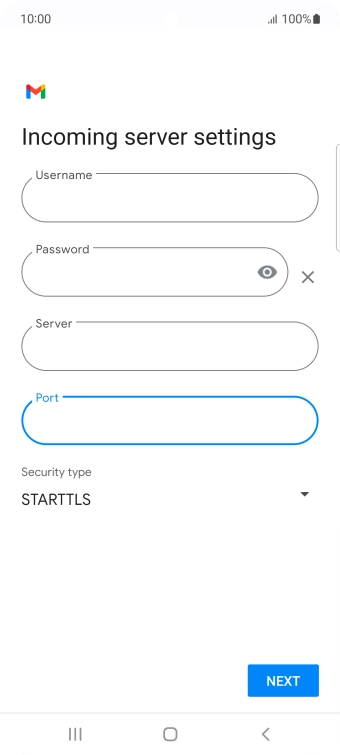 Press the drop down list below 'Security type'.