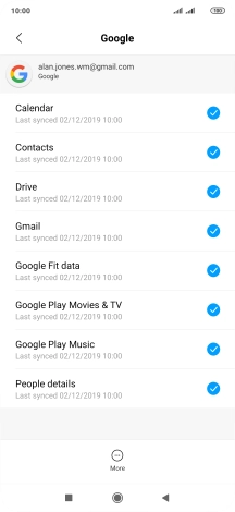Press the Home key to return to the home screen.
