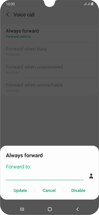 Press Disable.