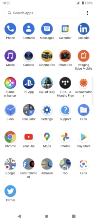 Press Google.