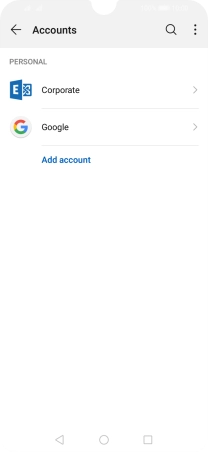 Press Add account.