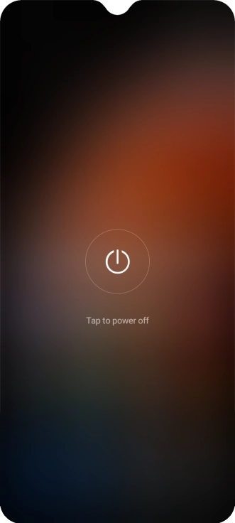 Press Tap to power off.