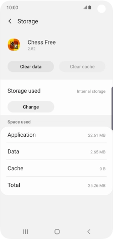 Press the Home key to return to the home screen.