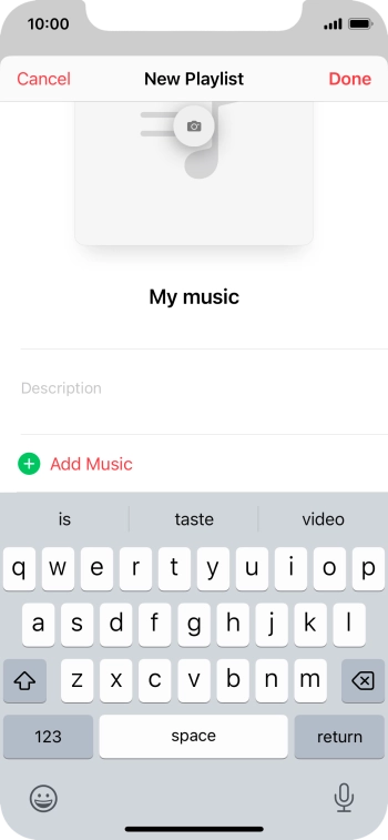 Press Add Music.