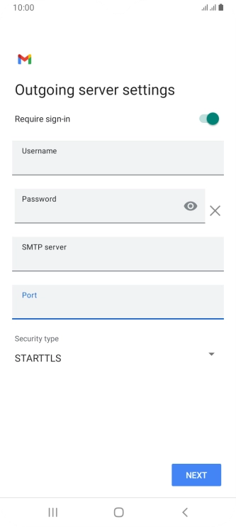 Press the drop down list below 'Security type'.