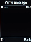 Highlight the text input field and key in the required text.