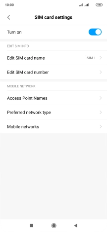 Press Access Point Names.