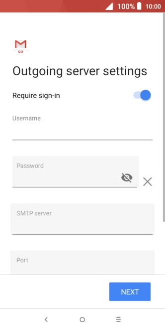 Press the indicator next to 'Require sign-in' to turn on the function.