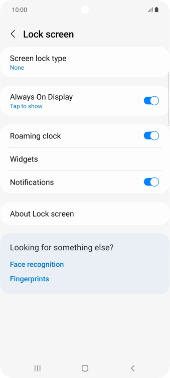 Press the Home key to return to the home screen.