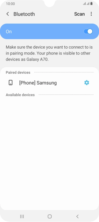 Press the Home key to return to the home screen.