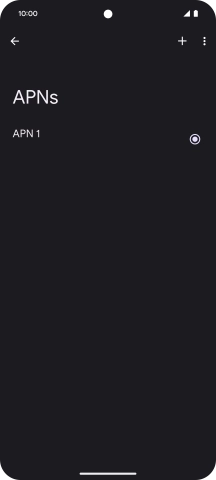 Press the add icon.