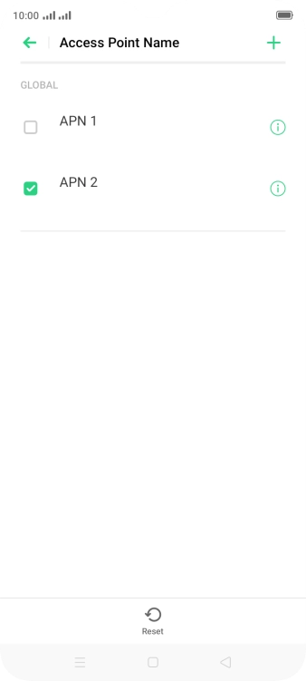 Press the Home key to return to the home screen.