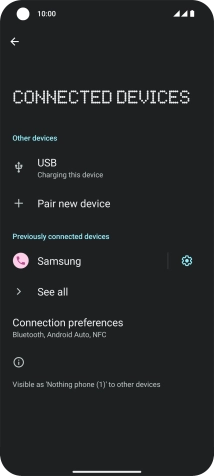 Slide your finger upwards starting from the bottom of the screen to return to the home screen.