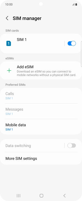 Press Add eSIM.