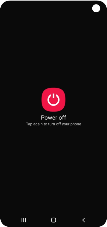 Press Power off.
