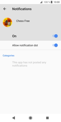 Press the indicator to turn the function on or off.