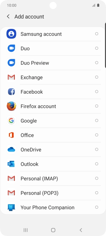Press Personal (IMAP).