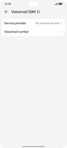 Press Voicemail number.