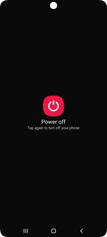 Press Power off.