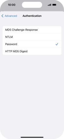 Press Password.