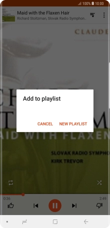Press NEW PLAYLIST.