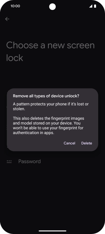 Press Delete.