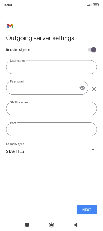Press the indicator next to 'Require sign-in' to turn on the function.
