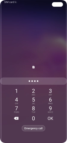 Key in your SIM PIN and press OK. The default SIM PIN is 0000.