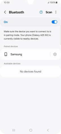 Press the Home key to return to the home screen.