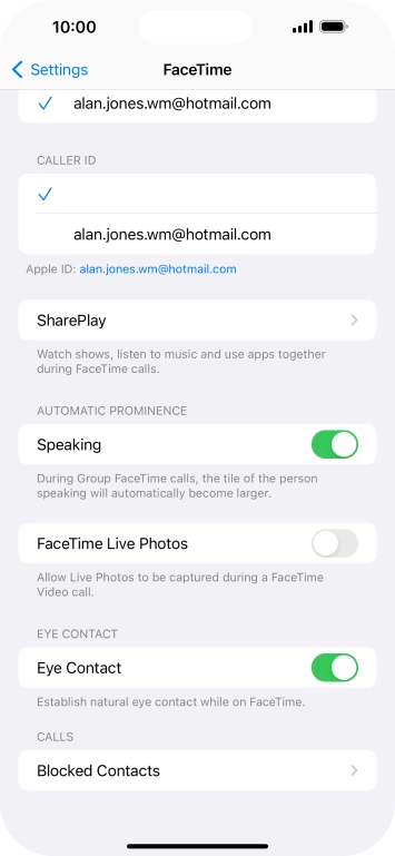 Press SharePlay. Press SharePlay.