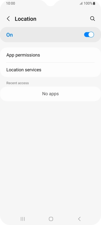 Press App permissions. Press App permissions.