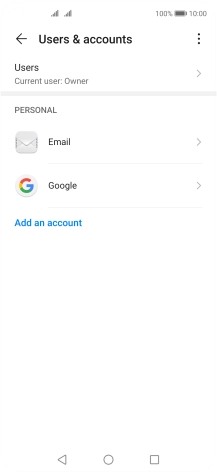 Press the Home key to return to the home screen.