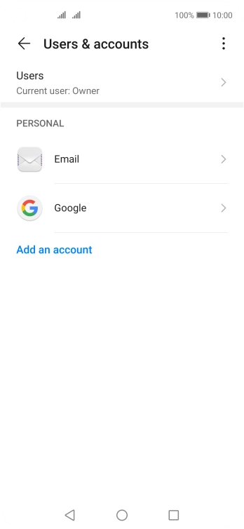 Press the Home key to return to the home screen.