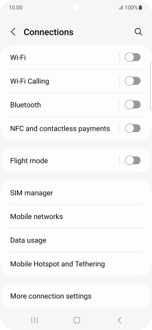 Press Wi-Fi.