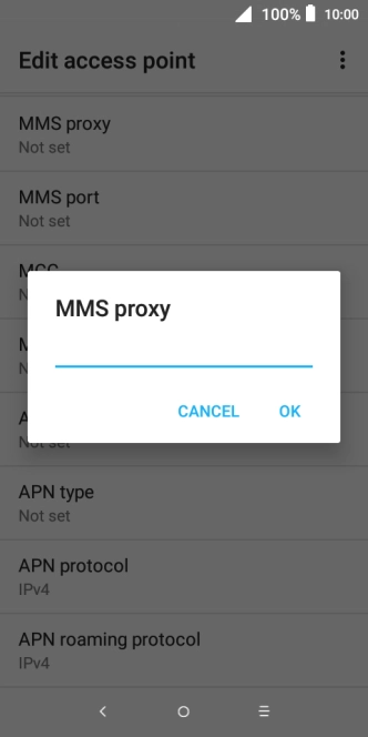 Key in 82.132.254.1 and press OK.