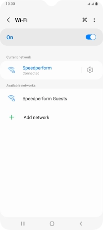Press the Home key to return to the home screen.