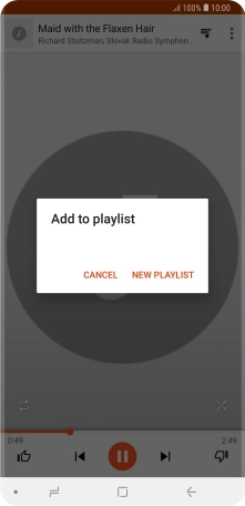 Press NEW PLAYLIST.