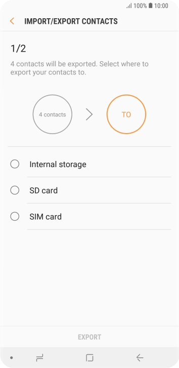 Press SIM card.