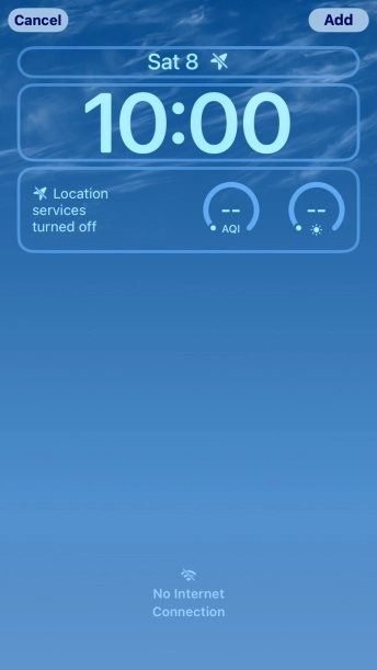 To customise the way the lock screen date is displayed, press the date widget and follow the instructions on the screen to select the required widget display mode. To customise the way the lock screen date is displayed, press the date widget and follow the instructions on the screen to select the required widget display mode.
