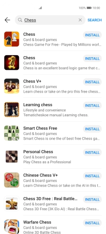 Press the required app.