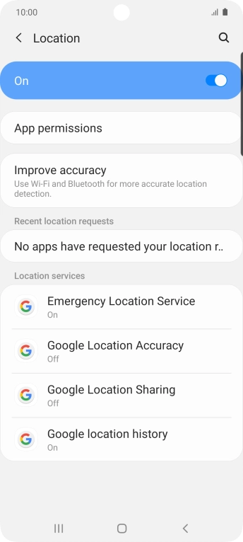 Press App permissions. Press App permissions.