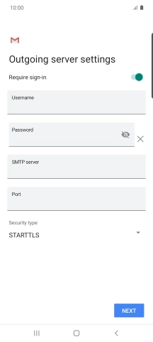 Press the indicator next to 'Require sign-in' to turn on the function.