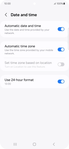 Press the Home key to return to the home screen.