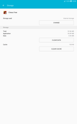 Press CLEAR CACHE.