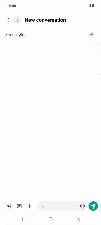 Press the picture icon. Press the picture icon.