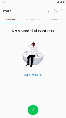 Press the menu icon.