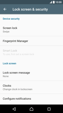 Press Screen lock.